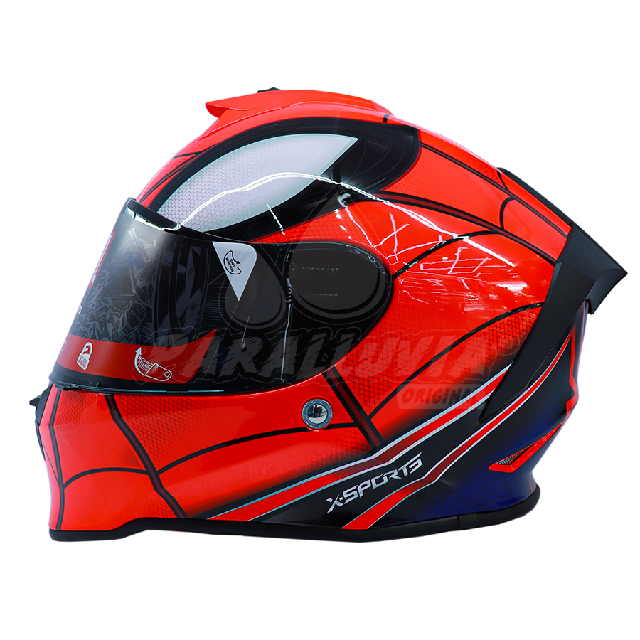 Casco de discount moto de spiderman