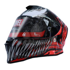 CASCO MOTO INTEGRAL SMK STELLAR STAGE BLANCO ROJO MATE