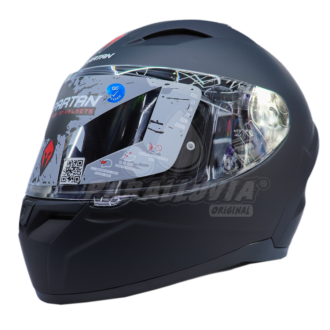 Casco Spartan Segment Negro Mate