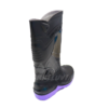 Bota De Caucho Impermeable Dama Moto Mujer Morada Rosa - Image 7