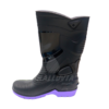Bota De Caucho Impermeable Dama Moto Mujer Morada Rosa - Image 6