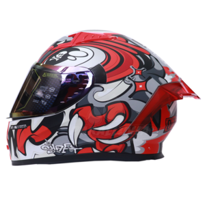 Casco Integral Shaft 526sp Evo Ojibrou Gris Visor Smok Claro