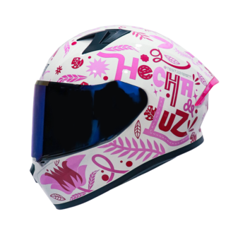 CASCO ICH 503 ED VALENTIA BLANCO/FUCSIA