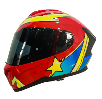 Casco Certificado EDGE WONDER WOMAN Brillante Escribe un Comentario