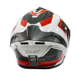 Casco Smk Typhoon Rd1 Blanco Rojo - Image 3