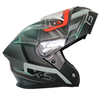 Casco Abatible X-Sports 166 Negro Turqueza - Image 2