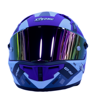 Cascos Marca Xtrong 352 Version R1, Certificación Ece R2206 MORADO ADVENTURE - Image 2