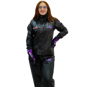 Impermeable Tipo SUDADERA MUJER MORADO