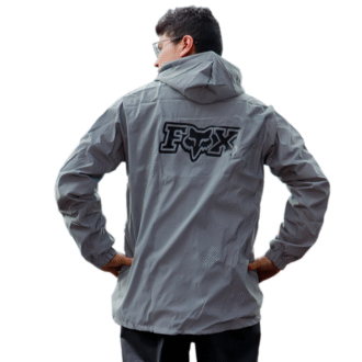 CHAQUETA 100% REFLECTIVA MARCAS MOTERAS ESTAMPADO NEGRO - Image 2