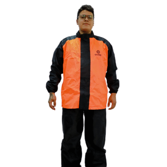 Conjunto Impermeable Tipo Sudadera Naranjado - Image 3