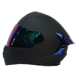 CASCO XTRONG M70 SIN GRAFICO CON ACCESORIOS CROMADOS