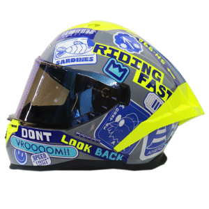 CASCO INTEGRAL SHAFT 598GTR RANDOMIZE GRIS AMARILLO
