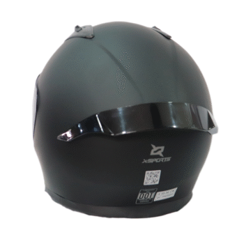 Casco Integral X-Sports Bolt Negro plano - Image 2